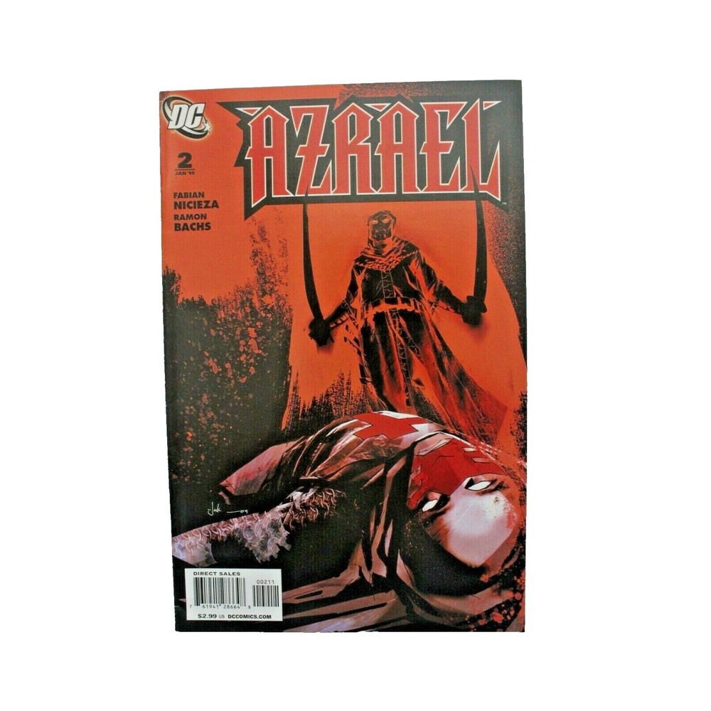 DC Comics AZRAEL #2 Jan 2010 Fabian Nicieza Ramon Bachs